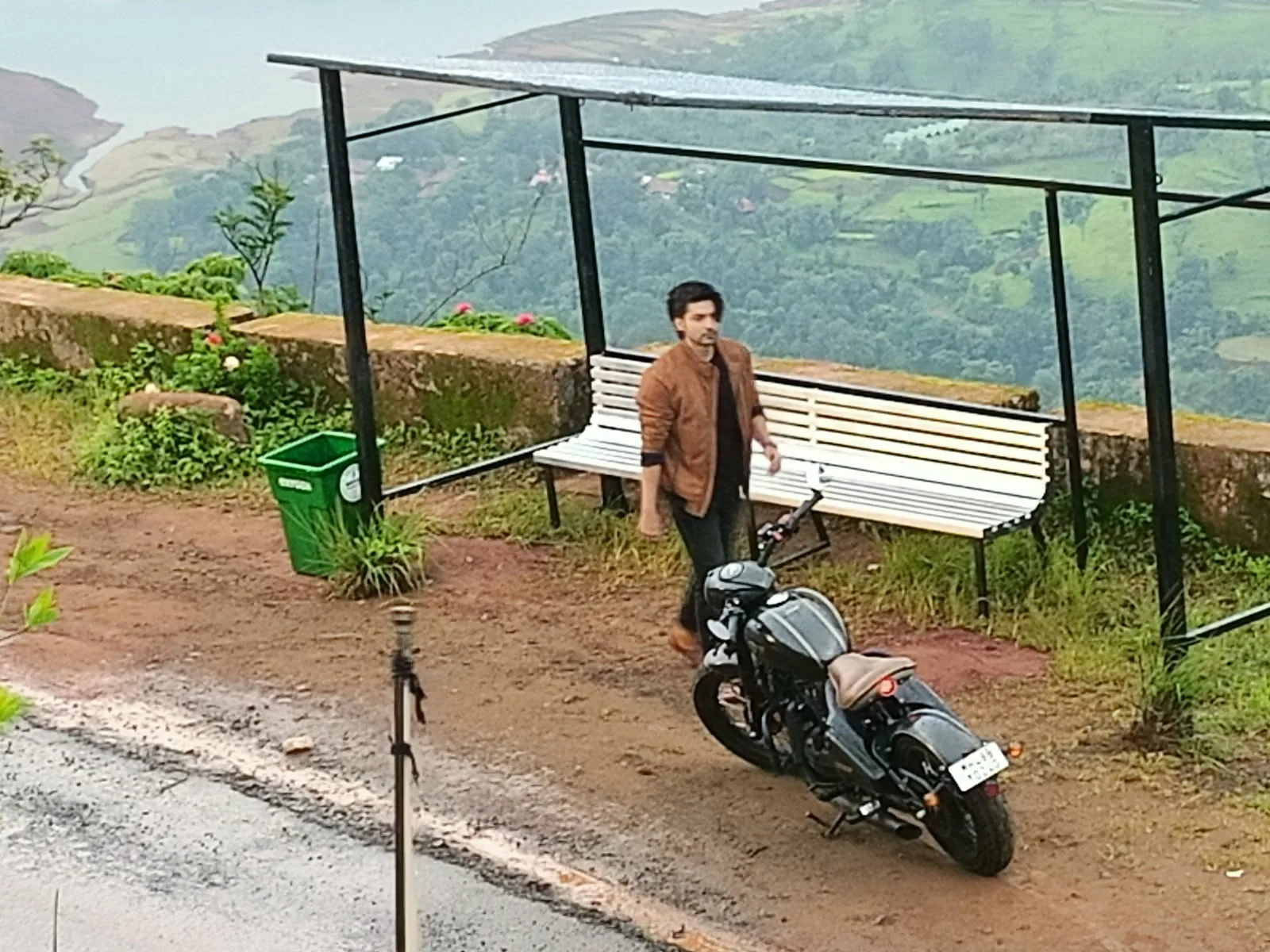 A scouted viewpoint over the Mahabaleshwar valley